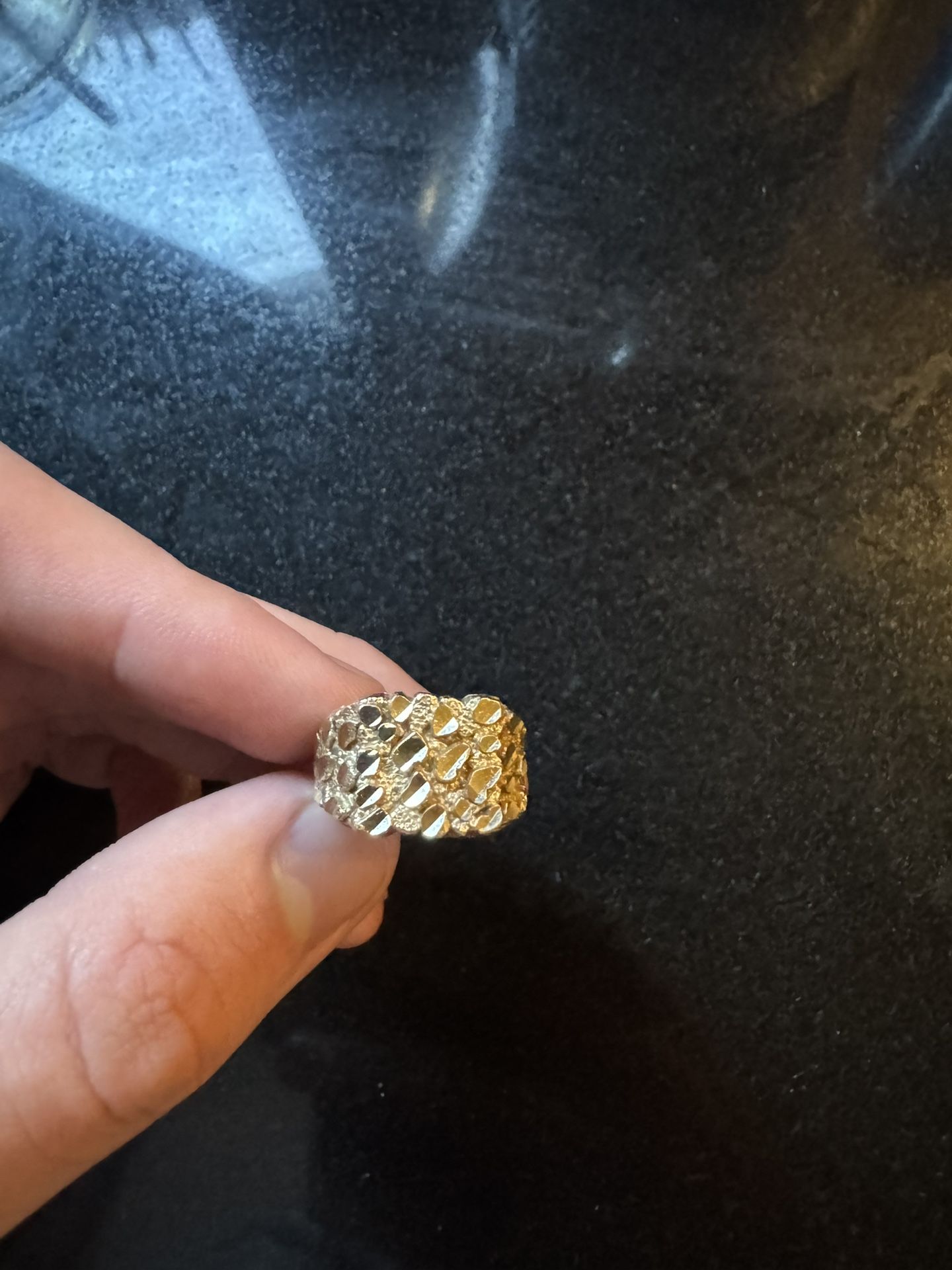Gold Nugget Ring