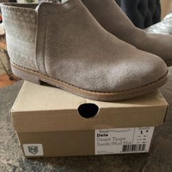 Girls Size 1 Toms Ankle Boots Brand New In Box