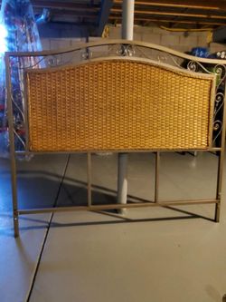 Pier One Queen Sized Headboard W/ Rails