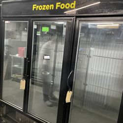 3 Door Glass Freezer