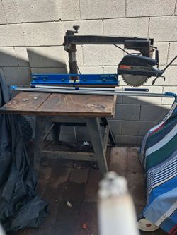 Radical arm saw