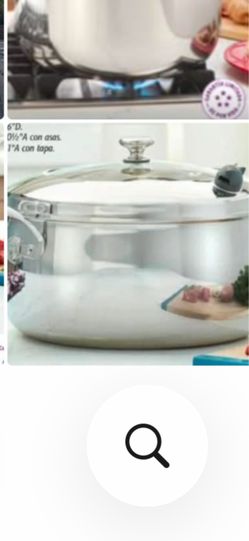 Olla de 18 qt vida sana 5 ply de Princess house nueva