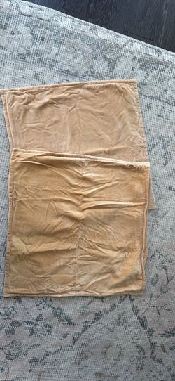 Crate&Barrel velvet throw pillows