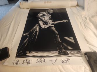 Def Leppard 30x40 Original Limited Edition Print , Sydney Australia 2018