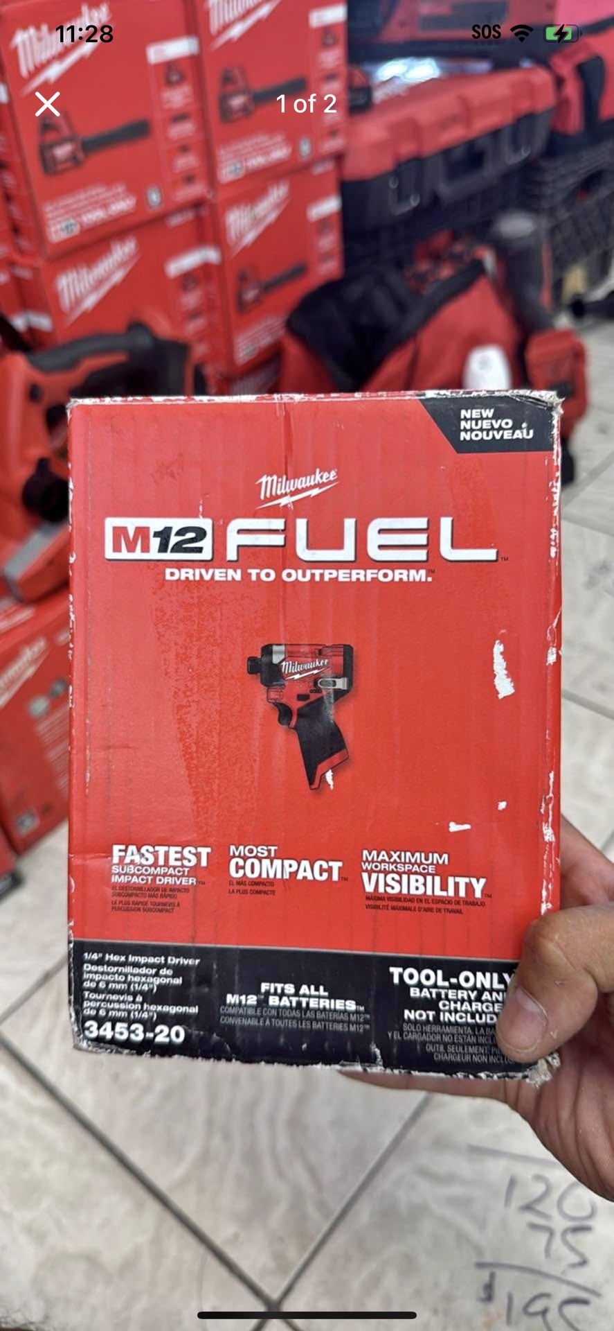 Milwaukee M12 Fuel Impact Tool Only