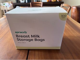 Brand new breastmilk storage bags