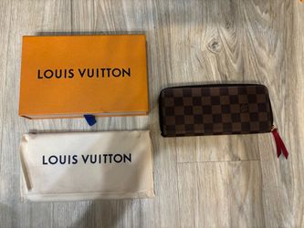 Authentic Louis Vuitton Clémence Wallet – Damier Ebene