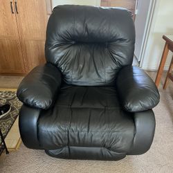 Leather Recliner Rocking Sofa Chair Lounge Chair