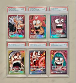 SEQUENTIAL PSA 10 - One Piece Base Shop Limited Collection Vol.1 Full Set Booster Box Packs Manga Luffy Chopper Promo Pokemon OP