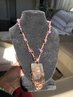 Smokey Quartz X Purple Fluorite 