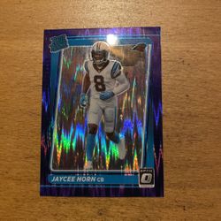 2021 OPTIC PURPLE SHOCK JAYCEE HORN RATED ROOKIE 