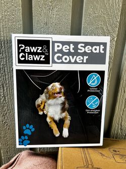 New Pawz & Clawz Waterproof Pet Car Seat Cover