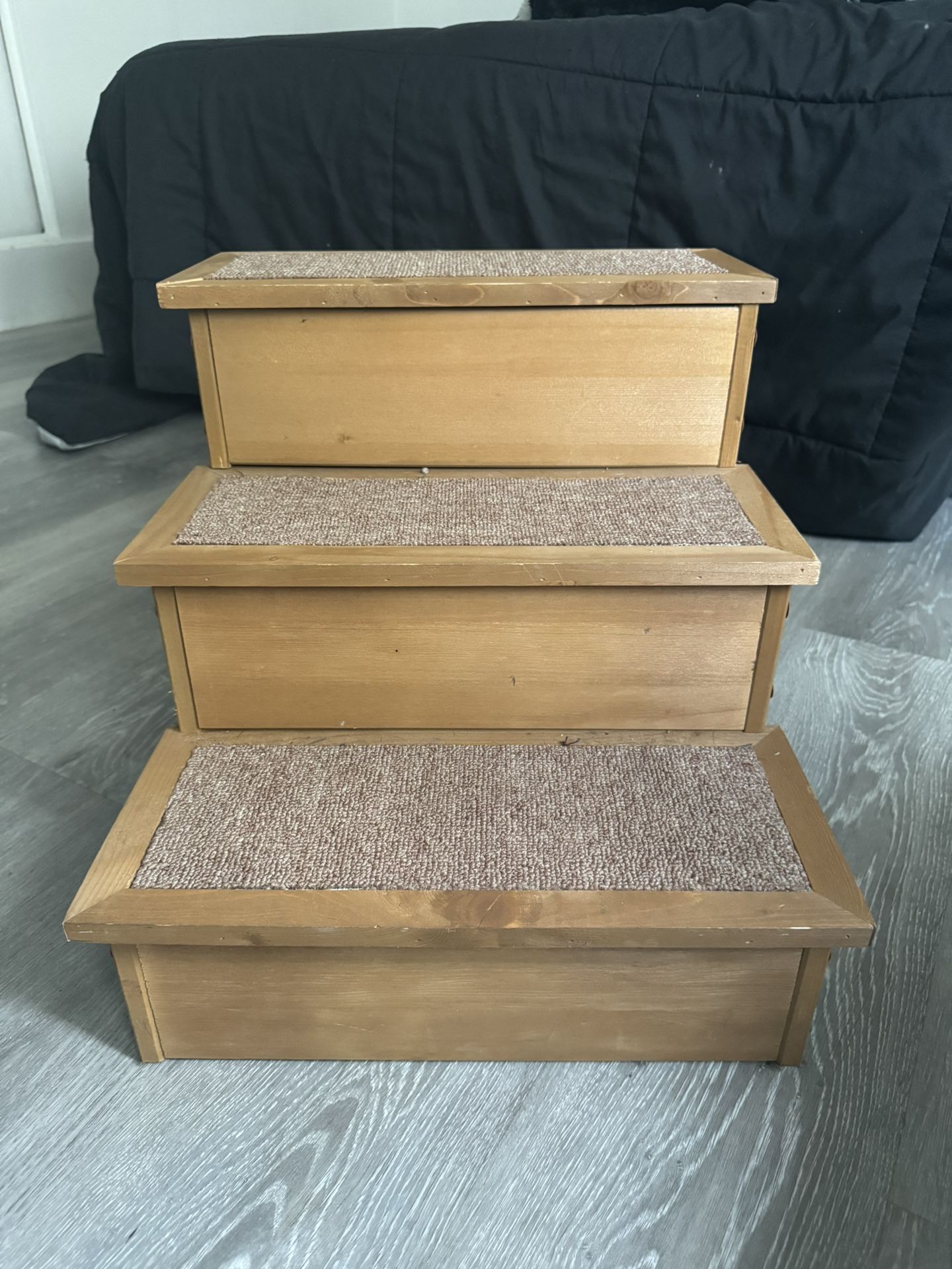 Wooden Dog Steps