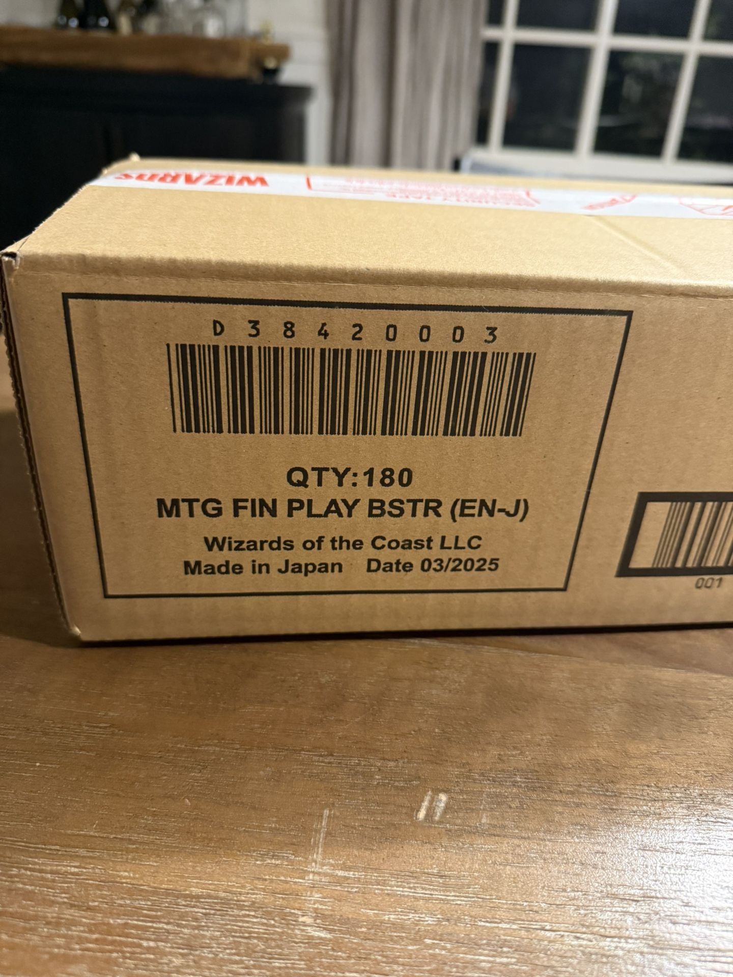 MTG THE FINAL FANTASY PLAY BOOSTER SEALED CASE! (6 booster boxes). Clean. In-hand.price Firm.