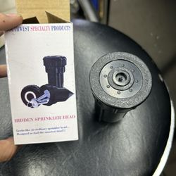 HIDDEN SPRINKLER HEAD