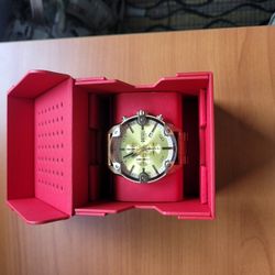 Diesel Men's Watch, Spiked Stainless Steel Chronograph Diesel Watch for Men