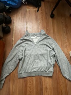 Alo Quarter Zip Grey
