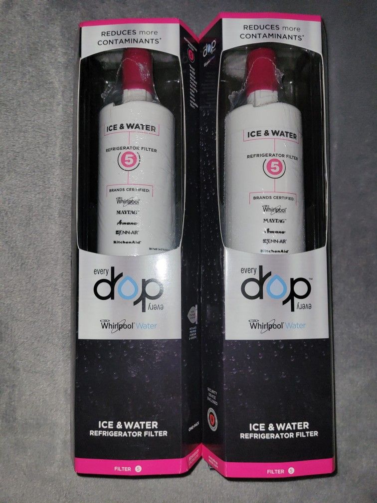Everydrop by Whirlpool Ice and Water Refrigerator Filter 5 EDR5RXD1 (2 Pack)