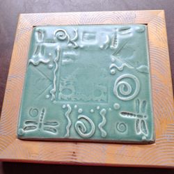 Ceramic tile trivet or wall Art
