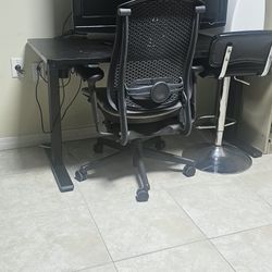 Computer TABLE .. Chair And 40inc Monitor 