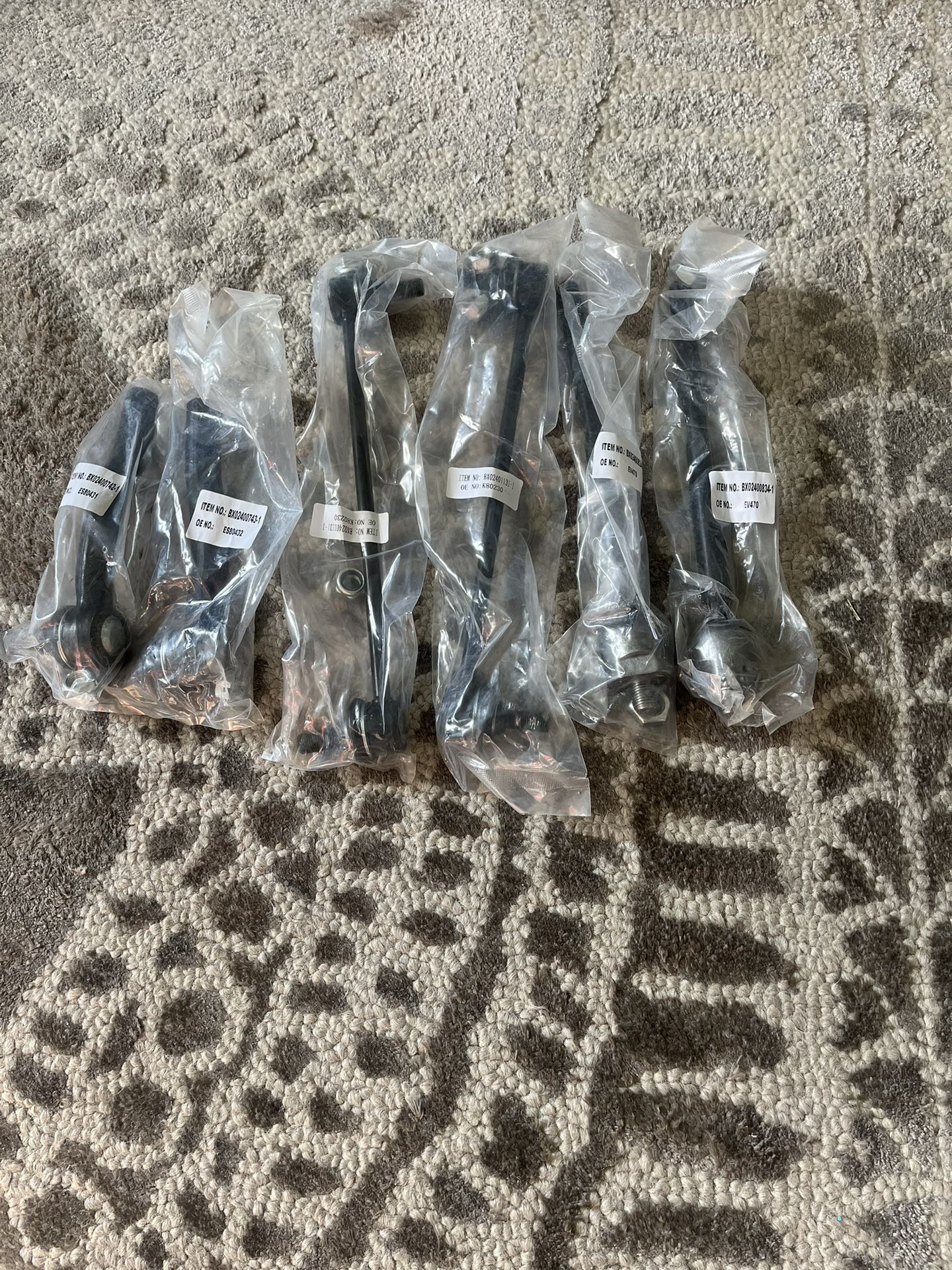 6 PCs Suspensión Kit Front Stabilizer Sway Bar