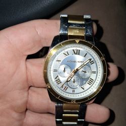 Michael Kors 2 Tone Alek Chronograph 