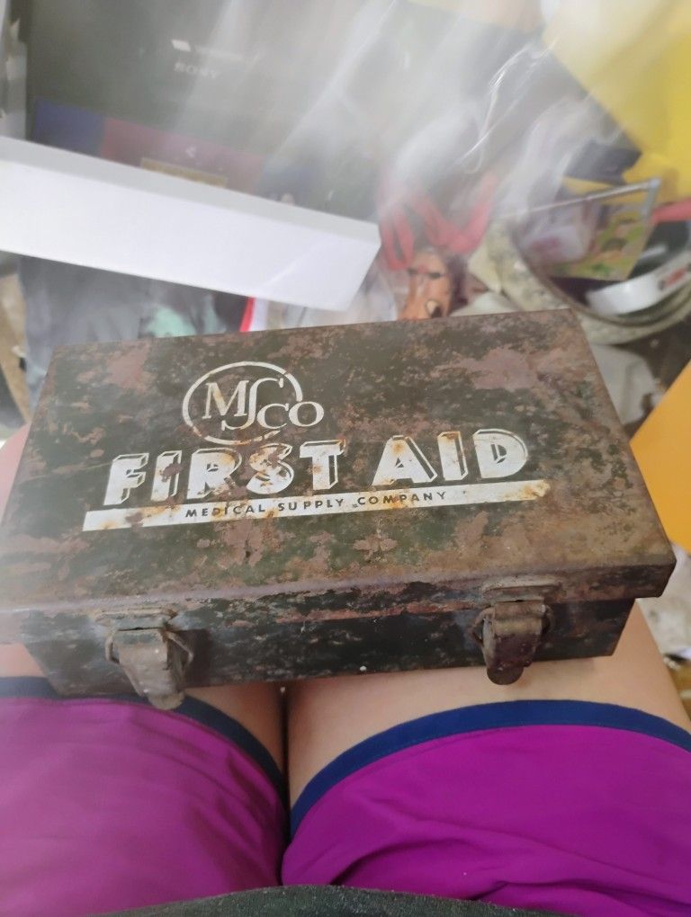 Vintage Military Supply First Aid Kit