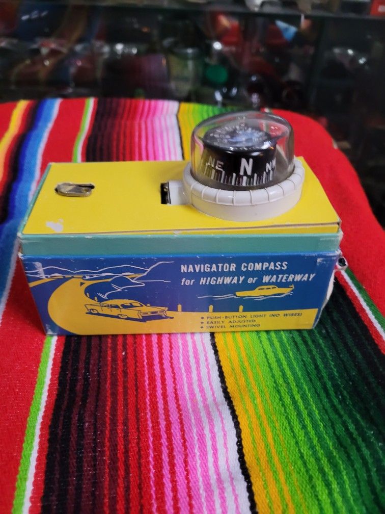Vintage Compass Still In The Box
