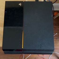 PS4 With 3 Controllers And Power Cord