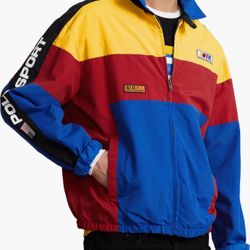 NWOT Ralph Lauren Polo Sport USRL BMX Racing Full Zip Jacket  Size M