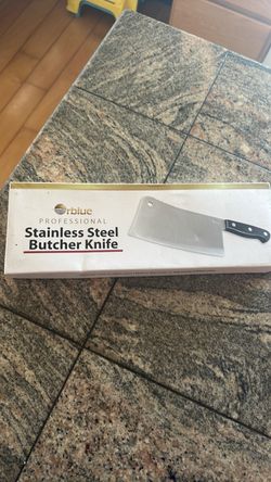 Professional stainless steel butcher knife