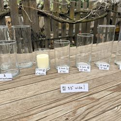 Cylinder vases for weddings or events (158)