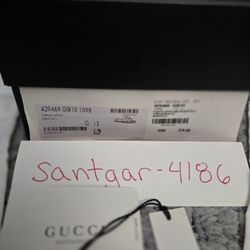 Gucci Pursuit Men's Rubber Slide Sandal Black Web Stripe Size 13 Pre-Owned

$150