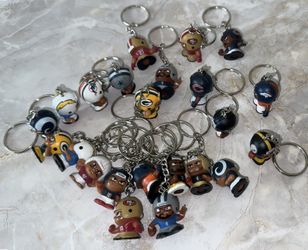 Mini Football Players Keychains