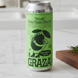 Graza Drizzle Extra Virgin Olive Oil High Polyphenol 16.3 Oz Can Refill