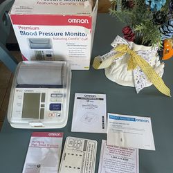 Digital Blood Pressure Monitor (Adapter Included) - Omron