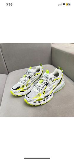 Off White Be Right Back Fluorescent Green Running Shoe