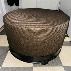 Wood Ottoman 
