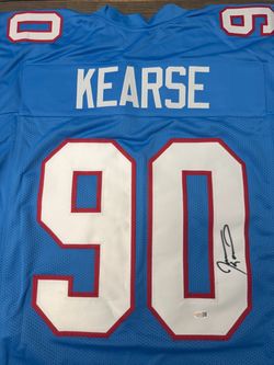 🏈 JEVON KEARSE “THE FREAK” JSA WITNESSED AUTOGRAPHED TENNESSEE TITANS #90 JERSEY 🏈