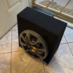12” Subwoofer Box And Amp