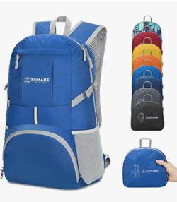 ZOMAKE Lightweight Packable Backpack 35L, Water Resistant Foldable Day Pack Collapsible Hiking Backpacks, Compact Folding Daypack for Travel Camping,
