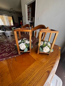 Rustic candle 🕯️ holder with flowers