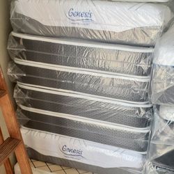 Queen Size New Thick Pillow Top Bed Can Deliver 
