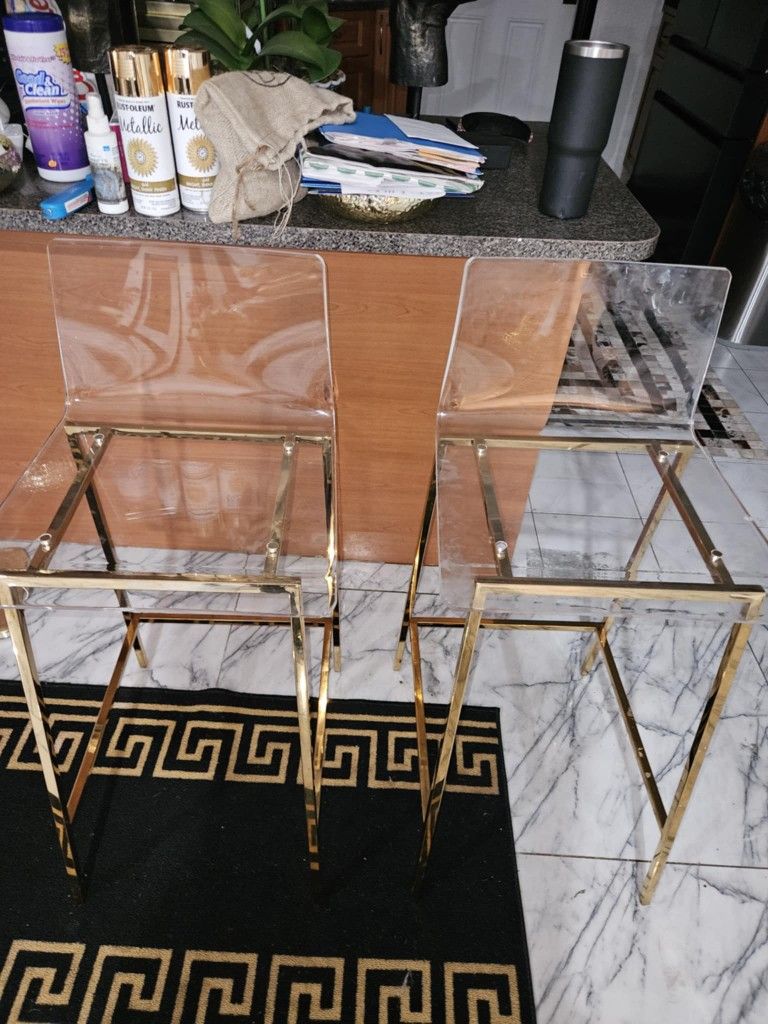 Clear Counter Stool