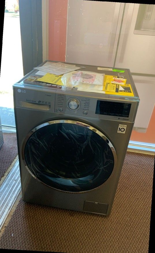 NEW LG WASHER Liquidation sale today WMHVA 🌟 37 F