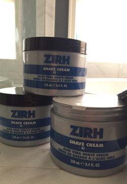 3 ZIRH Aloe Vera Shave Cream 8.4oz