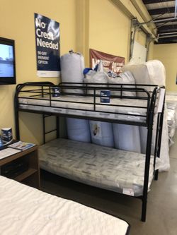 Bunk Bed with Mattresses
