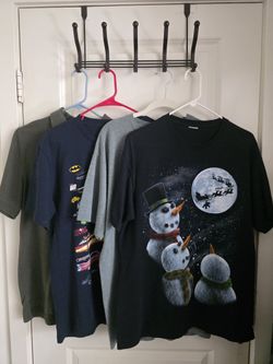 4 Men's Shirts Size Large