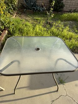 Garden Glass Table
