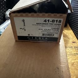 Bath Drain Trip Lever